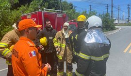 Incêndio atinge subestação de energia em Marechal Deodoro e mobiliza Corpo de Bombeiros