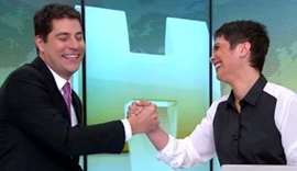 O adeus de Evaristo Costa ao “JH” emociona telespectadores e Sandra Annenberg