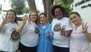 Candidatos à eleição do Coren fazem panfletagem em hospitais de Maceió