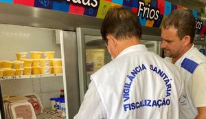 Vigilância Sanitária apreende 550 kg de alimentos impróprios para consumo