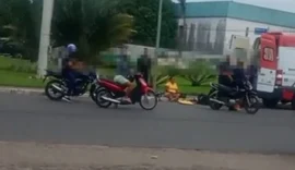 Colisão entre motos deixa duas mulheres e uma criança de um ano feridas em Arapiraca