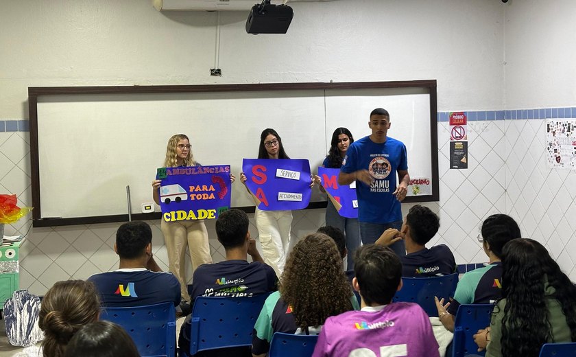 Projeto leva primeiros socorros e cidadania a estudantes do ensino médio em Maceió