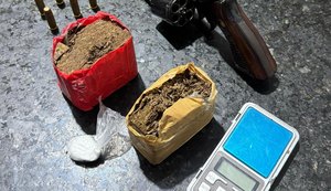 Polícia prende dois homens com armas e drogas em Maceió e São Miguel dos Campos