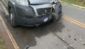 Sem capacete: motociclista morre em colisão envolvendo uma van em São Miguel dos Milagres