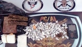Suspeito de tráfico de drogas e assassinatos é preso em flagrante no Benedito Bentes