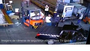 Câmera de segurança registra roubo de 750 kg de ouro em Aeroporto