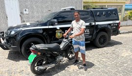 Delegacia de Santana do Ipanema recupera e devolve moto furtada