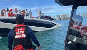 Iate afunda próximo de Miami Beach e mais de 30 pessoas são resgatadas