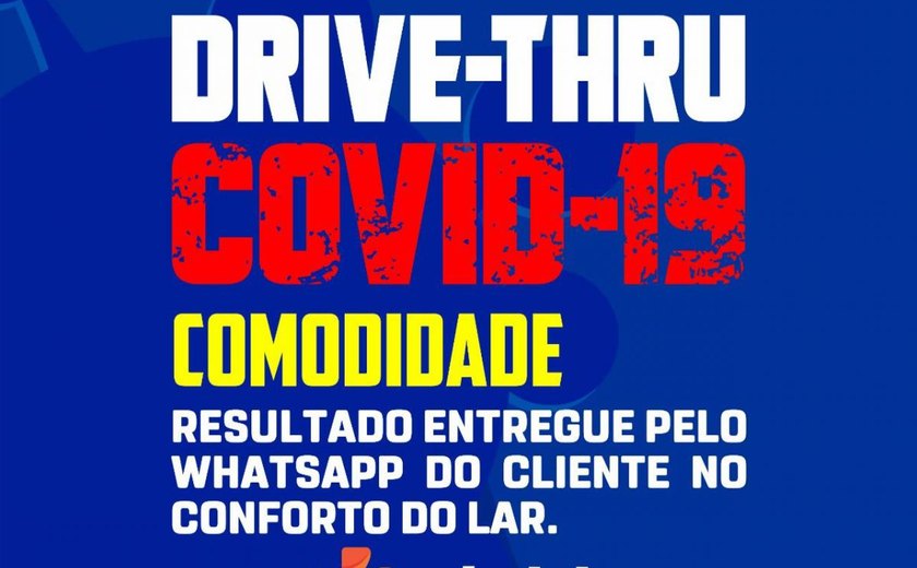Covid-19: laboratório realiza testes rápidos no drive-thru do Shopping Maceió