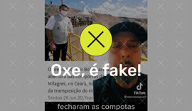 É falso: Lula não fechou comportas da Transposição do São Francisco