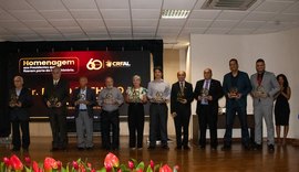 CRF/AL homenageia ex-presidentes e funcionários em solenidade de comemoração dos 60 anos