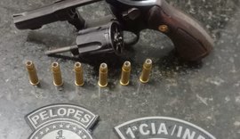 PM apreende menor de idade portando arma de fogo em Campo Alegre