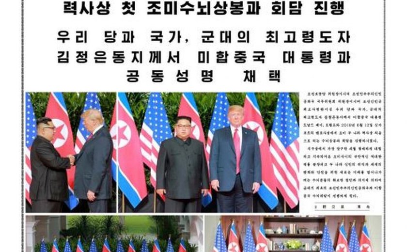 Imprensa norte-coreana destaca concessões de Trump sobre exercícios militares após cúpula