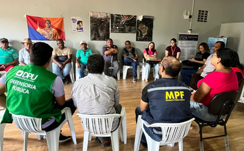 MPF acompanha avanços na comunidade quilombola Tabuleiro dos Negros, em Penedo
