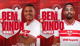 CRB anuncia reforços do centroavante Mikael e do lateral-direito Hayner para a temporada