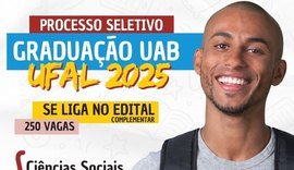 Ufal lança edital com 250 vagas para graduação a distância em dois cursos