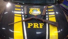 Motorista embriagado e portando arma branca é preso pela PRF em São Miguel dos Campos