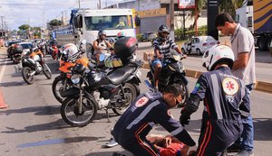 Número de vítimas de acidentes de moto sobe no 1º trimestre