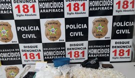 Operação apreende grande quantidade de drogas em Arapiraca