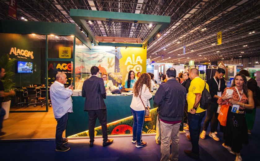 Destino Alagoas é destaque na Abav Expo 2025, no Rio de Janeiro