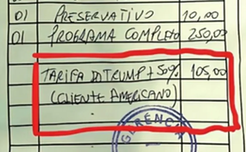 ''Tarifa do Tramp'': prostíbulo no Ceará acrescenta 50% na conta de cliente dos Estados Unidos
