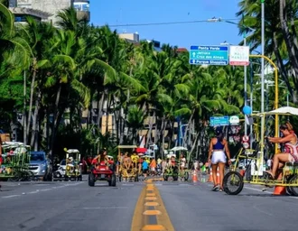 Rua Aberta na Ponta Verde é ampliada a partir deste domingo (24); veja como fica o trânsito