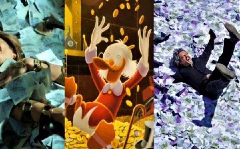 Zé Alfredo e Bibi Perigosa incorporaram Tio Patinhas em novelas da Globo