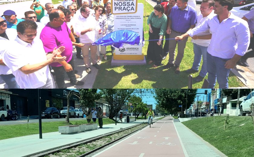 Ciclovia ganha novo trecho urbanizado em Arapiraca