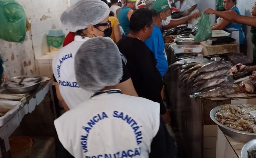 Vigilância Sanitária faz ação educativa sobre comercialização de pescados