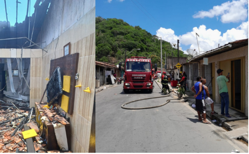 Incêndio em dois imóveis é registrado pelos bombeiros em Fernão Velho