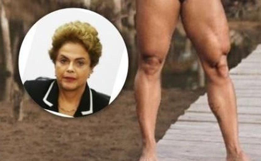 Dilma no joelho de Gracyanne Barbosa? Tem gente jurando que sim