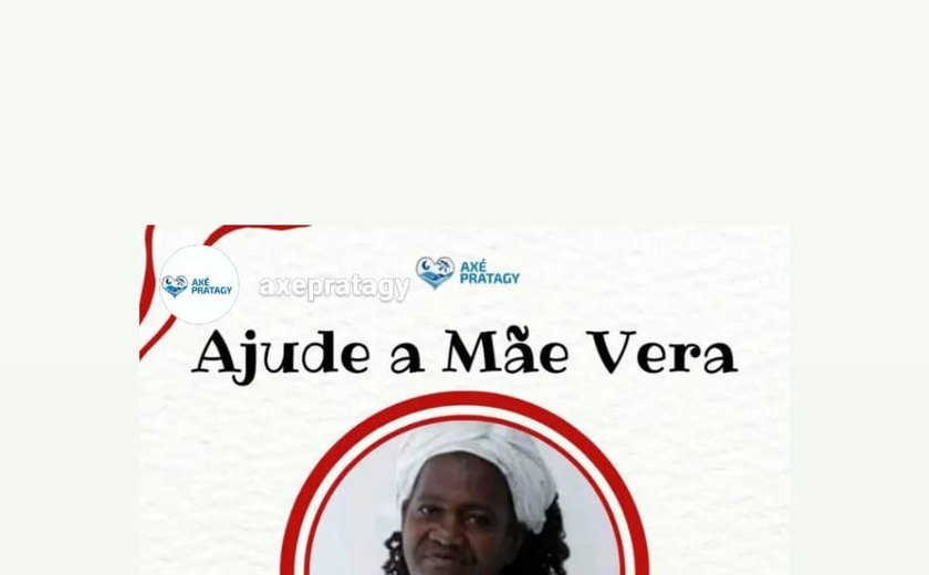 Sacerdotisa do Terreiro Abassá de Angola Oyá Balé - Casa de Resistência necessita de doações de sangue