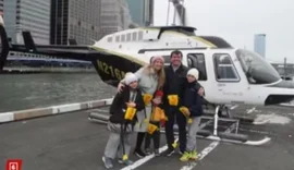 Família morta em queda de helicóptero postou foto antes de embarque
