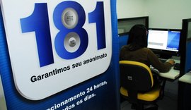 Disque 181 chega a 100 mil denúncias recebidas por meio de ligações em AL