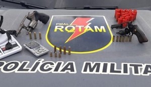 Polícia Militar apreende duas armas na parte alta de Maceió