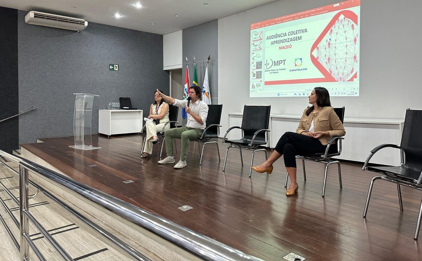Audiência Coletiva do MPT aborda a importância da Aprendizagem para desenvolvimento socioeconômico de Alagoas
