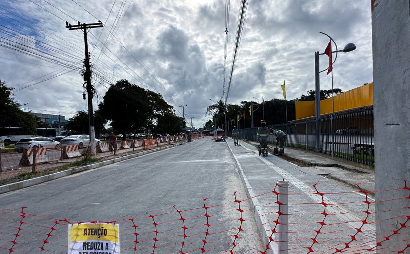 Obra de duplicação da Durval de Góes Monteiro avança com frentes de trabalho simultâneas