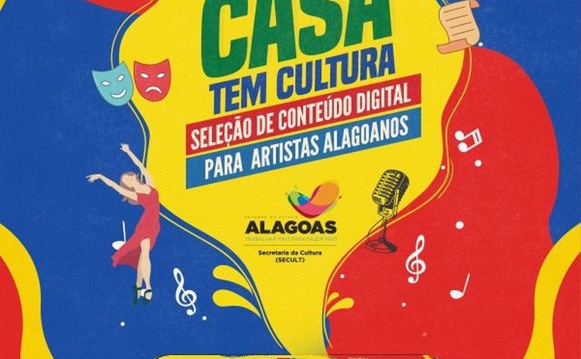 'Festival Dendi Casa Tem Cultura' abre inscrições nesta segunda-feira (20)