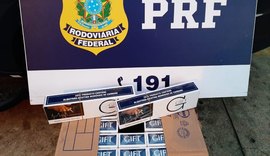PRF prende homem por contrabando de cigarros na BR- 101, em Alagoas