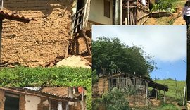 Chuvas derrubam casas em Chã Preta/AL; prefeita apela junto aos governos