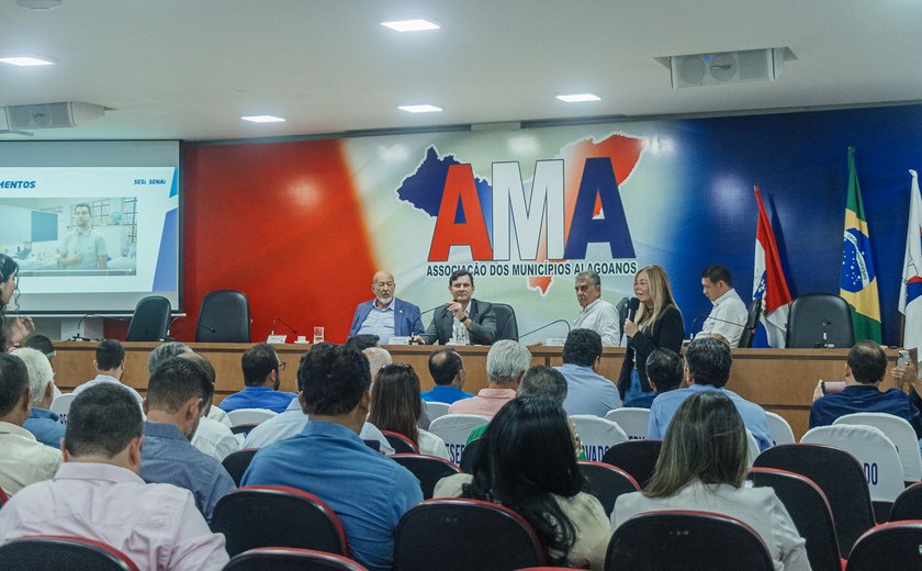 Sistema Fiea apresenta programa ‘Cidade do Amanhã’ a prefeitos alagoanos na AMA