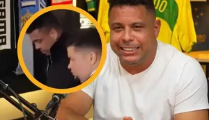 Ex-jogador Ronaldo Fenômeno é flagrado bêbado em vídeo quase caindo em restaurante