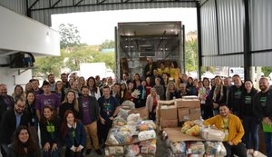 Prefeitura recebe cerca de 9 toneladas de alimentos de cooperativas