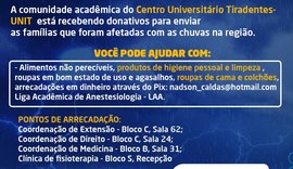 Campanha SOS Alagoas prorroga arrecadação para vítimas das chuvas