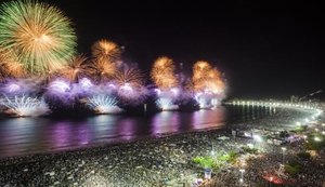 Réveillon 2018 terá 17 minutos de queima de fogos em Copacabana