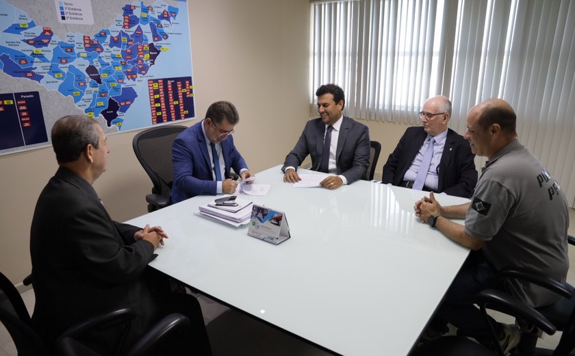 MP/AL e Seris firmam cooperação para fortalecimento do combate ao crime organizado