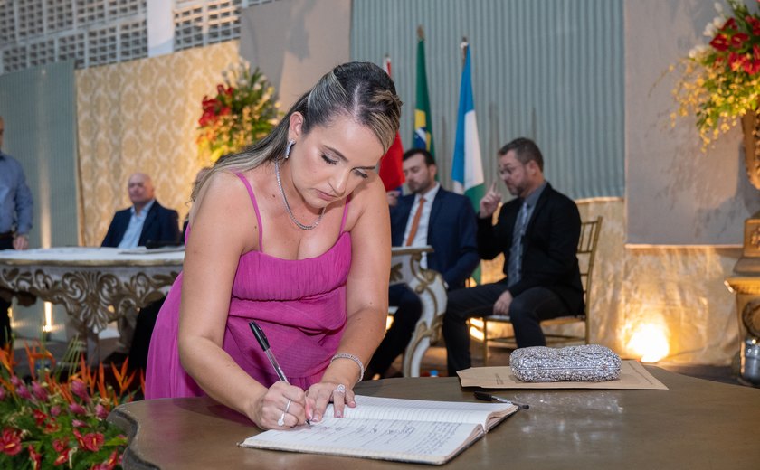 Nayara Teixeira inicia mandato à frente da Câmara Municipal de Anadia