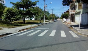Vias da Santa Amélia recebem nova sinalização horizontal