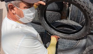Mutirão da Prefeitura em borracharias de Maceió vai recolher pneus inservíveis