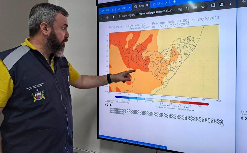 Semarh tranquiliza população sobre a incidência de ventos em Alagoas